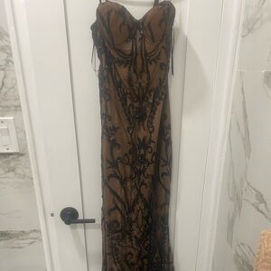 Glittery Fabulous Black Dress